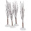 20Pcs DIY Iron Wire Snow Tree Ornaments Multi-Color Desktop Home Decor 2