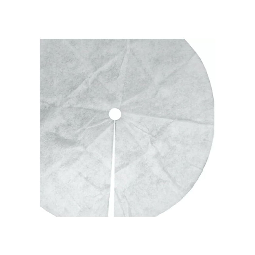 White Faux Snow Christmas Tree Skirt Decoration-image-OPC-PBXZJSC-NEW