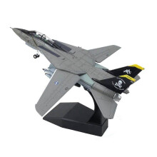 1:100 F-14 Tomcat US Fighter Plane Model Alloy Aircraft Diecast Military Craft