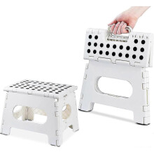 Collapsible Step Stool - 9 Inch Height Foldable Stool for Kids And Adults, Kitchen, Garden, Bathroom -CN-NEW