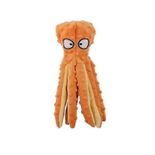 (Orange) Whiskerspot Octopus Dog Toy, Eco-friend Octopus Plush, No Stuffing Dog Toys 2025 -CAN