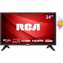 24 Inch Small TV Built-In DVD Player, Freeview HD Dolby Digital Audio,LED
