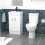 NES Home Nes Home 450mm Basin Vanity, Close Coupled Toilet Round Bath Front & End Panel 11