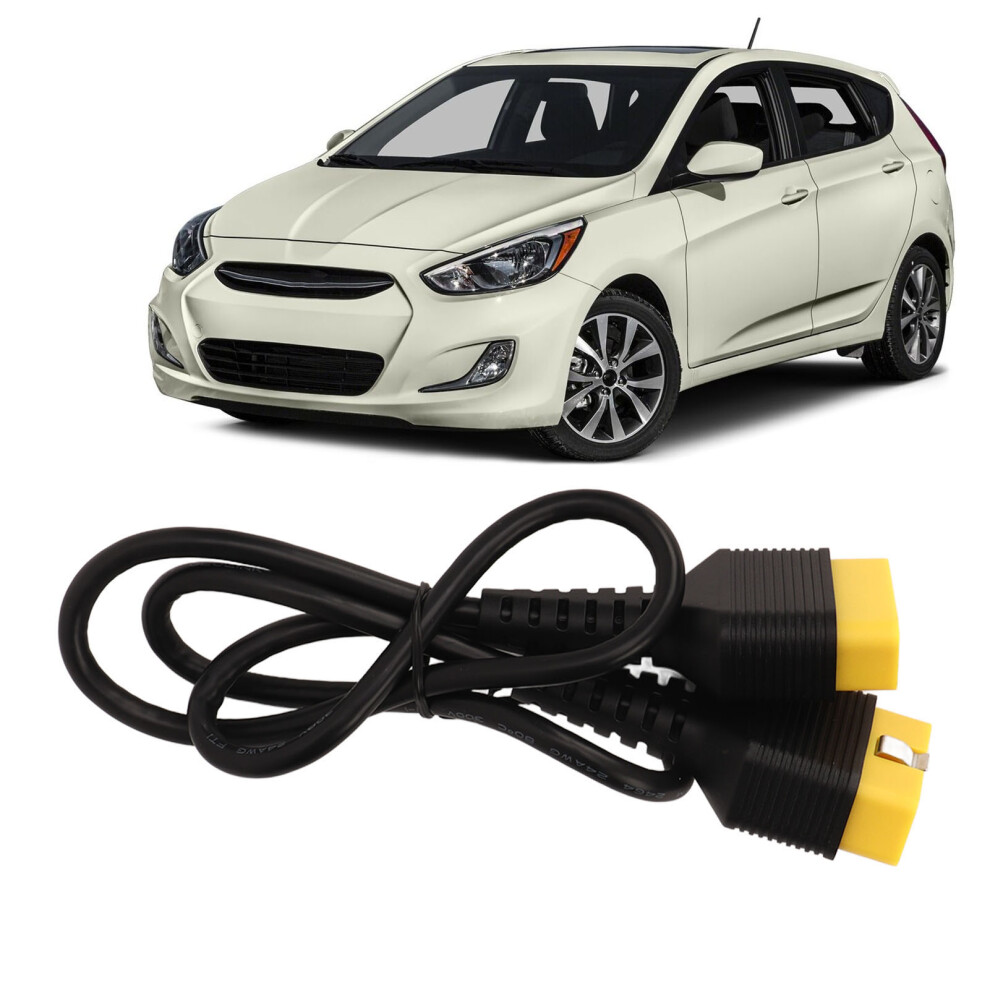 Vehicle Diagnostic 16Pin Male To Male Extension Cable 100Cm Tpt Housing Yellow 3691352093566