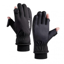 (M, Show Your Fingers) Riding Split-finger Thin Gloves Touch Screen Accessible Comfortable Kit For Women Winter Accessories