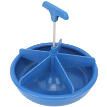 Sturdy 5 Grid Piglet Feeder Bucket with Convenient Rear Hanging Hooks