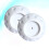 2 pack gates wall cups safety bumpers for doors stairs baseboards 3