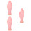 3Pcs Fake Nail Training Model Bendable Practice Hand For Nail Art 9