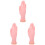3Pcs Fake Nail Training Model Bendable Practice Hand For Nail Art 4