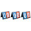 3Pcs Score Flipper Basketball 2-Digit Score Board Match Keeper 9