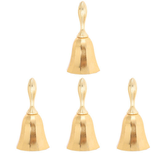 4Pcs Metal Hand Bell For Bar Restaurant Desktop Call 1