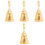 4Pcs Metal Hand Bell For Bar Restaurant Desktop Call 3