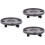 3 Pcs Thick Movable Vase Rack Plastic Round Bottom Flowerpot Shelf 8