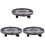 3 Pcs Thick Movable Vase Rack Plastic Round Bottom Flowerpot Shelf 2