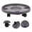 3 Pcs Thick Movable Vase Rack Plastic Round Bottom Flowerpot Shelf 10