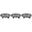 3 Pcs Thick Movable Vase Rack Plastic Round Bottom Flowerpot Shelf 4