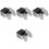 8 Pcs Guitar Sliders Pick Punch Slide Ring Musical Instrument Tool 5