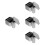 8 Pcs Guitar Sliders Pick Punch Slide Ring Musical Instrument Tool 8