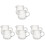 8 Pcs Glass Storage Cups And Beverage Holders For Home Use 2