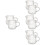 8 Pcs Glass Storage Cups And Beverage Holders For Home Use 6