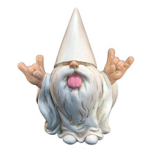 (B) Funny Pooping Garden Gnome Naughty Ornament Miniature Statue Resin Dwarf Home Garden