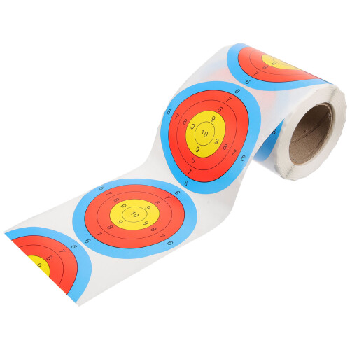 5Rolls Self-Adhesive Fluorescent Shooting Targets Multi-Color Stickers