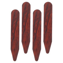 12 Pcs Wooden Collar Stay Inserts For Men's Dress Shirts