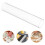 3Pcs Clear Plastic Cookie Dough Molding Tubes for Creative Baking 11