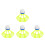 4Pcs Shuttlecocks Replacement Wind Resistant For Outdoor Badminton Use 8