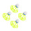 4Pcs Shuttlecocks Replacement Wind Resistant For Outdoor Badminton Use 7