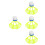 4Pcs Shuttlecocks Replacement Wind Resistant For Outdoor Badminton Use 6