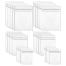 300 Pcs Transparent Jewelry Storage And Packaging Pouches