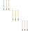 9 Pcs Double End Eyebrow Brush Eyelash Curler Spiral Makeup Tool 9