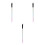 3Pcs Plastic Handle Nylon Bristles Makeup Brush For Powder Blush 9