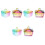 6 Pcs Lidded Manicure Cup Mixing Accessory 3