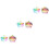 6 Pcs Lidded Manicure Cup Mixing Accessory 5
