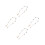 4Pcs Dog Training Door Bell Rope For Decorative Handle Use 6
