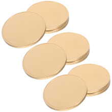 9 Pcs Metal Engraving Coin Blanks For Diy Crafts And Collections