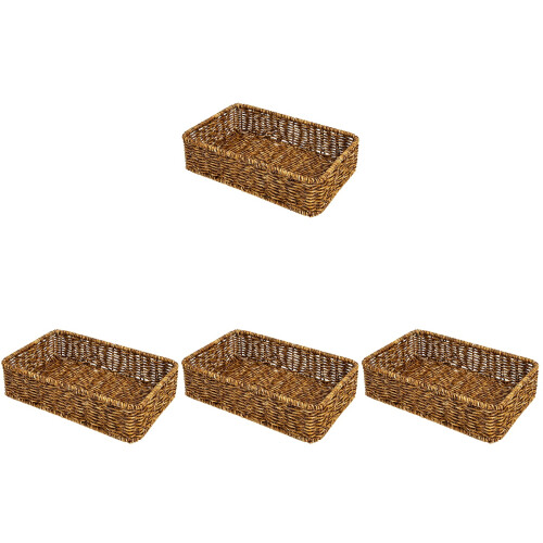 4Pcs Kitchen Storage Basket Plastic Utensil Organizer 1