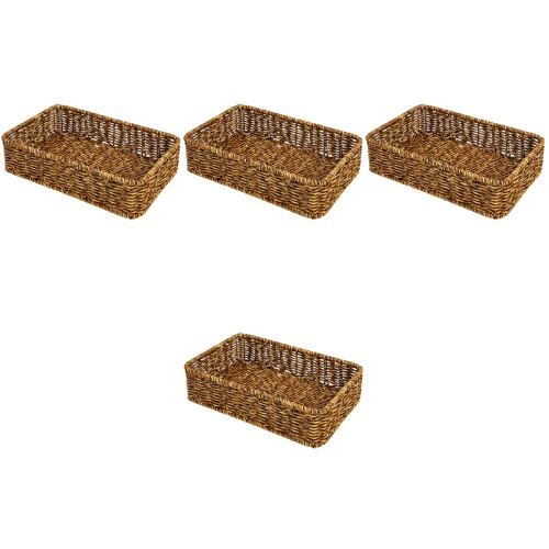 4Pcs Kitchen Storage Basket Plastic Utensil Organizer 2