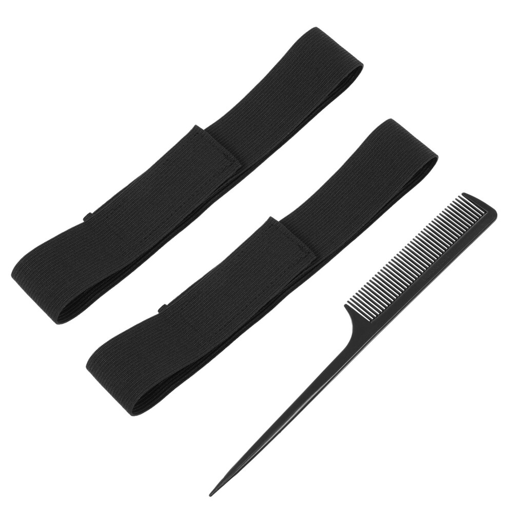 Solustre Unisex 2 Sets Elastic Wig Bands With Comb For Secure Fit