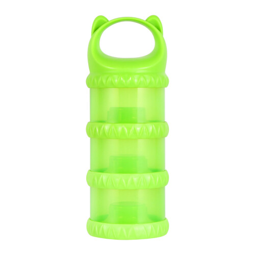 3 Pcs Tree-Layer Portable Infant Milk Powder Box Stackable Organizer