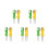10 Pcs Golf Divot Tool With Ball Marker And Alignment Fork 4