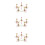 3 Sets Acrylic Nail Art Display Stand for Diy Nail Practice 7