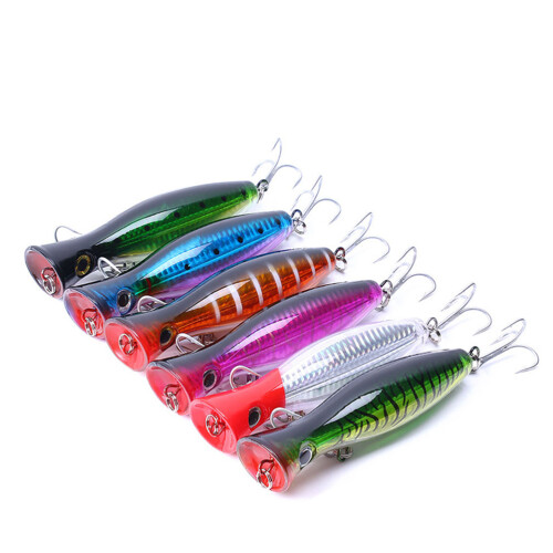 6 Pcs 13cm Simulation Fish Shape Plastic Fishing Lure Bait 1