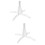 2 Pcs Durable Detachable Four-Legged Clarinet Stand Portable (White) 7