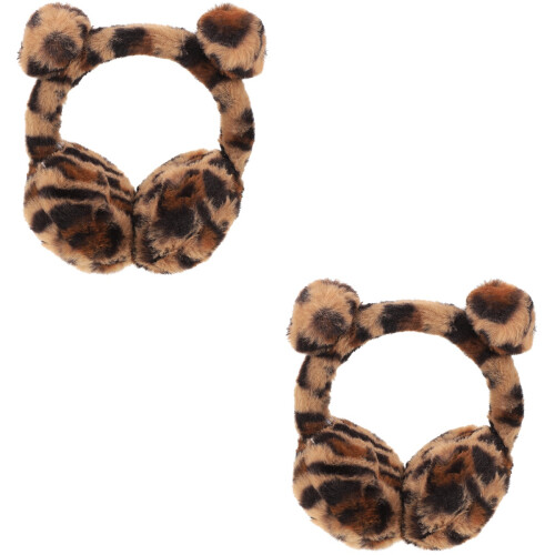 2Pcs Winter Ear Muffs Comfortable Foldable Ear Protection Cover 2