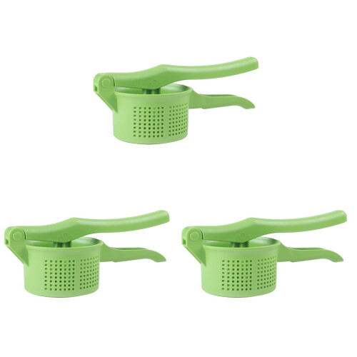 3 Pcs Manual Potato Presser Plastic Kitchen Gadget For 1