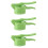 3 Pcs Manual Potato Presser Plastic Kitchen Gadget For 8