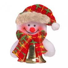 (Snowman Opening Bell) Christmas Hanging Ornament Reusable Christmas Hanging Pendant For Party Home Hanging Decor